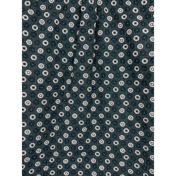 Kennington Mens XL Short Sleeve Button-Up Shirt Blue Geometric Polka Dot EUC - Picture 6 of 8